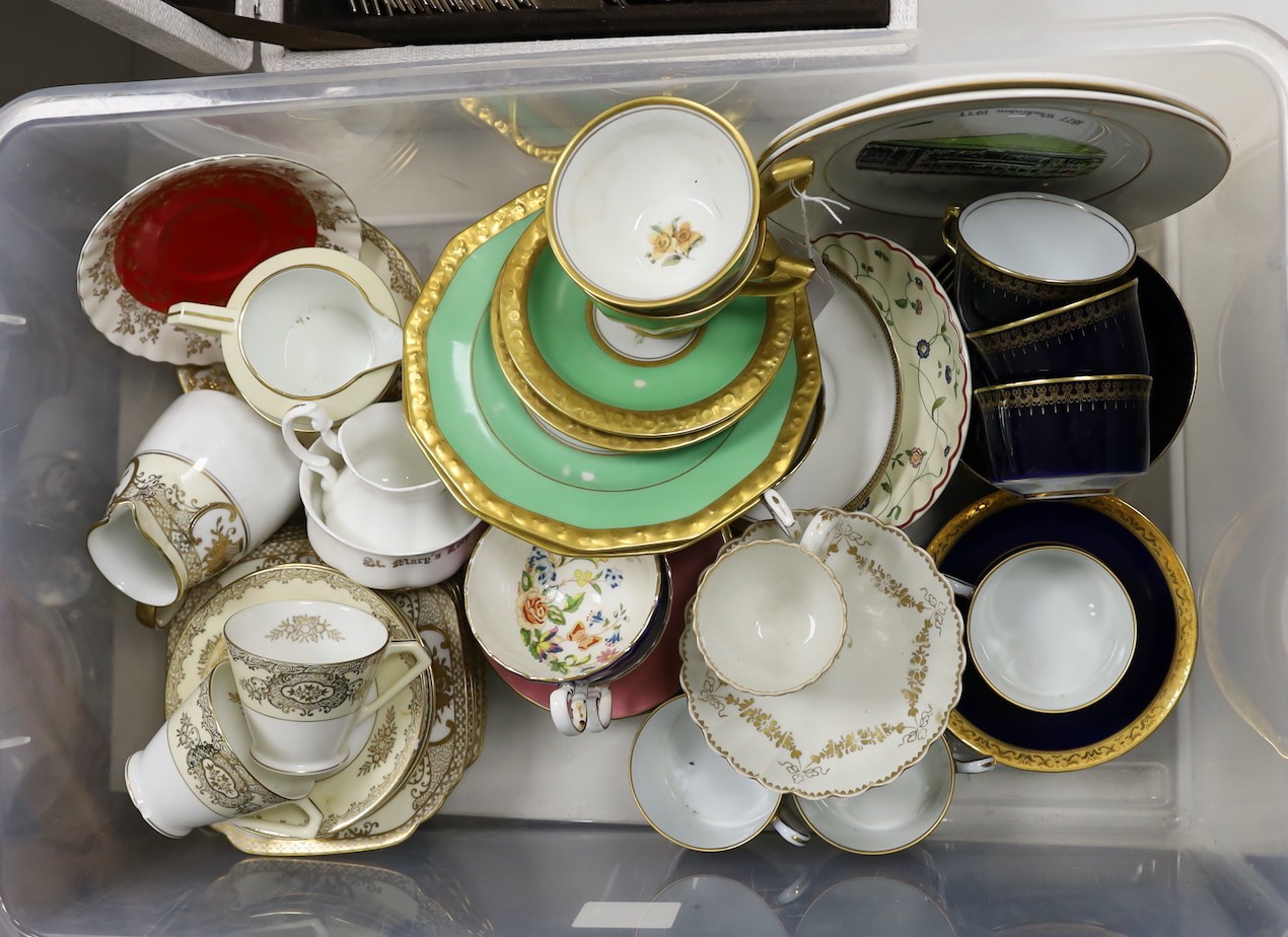 Assorted china tableware including Rosenthal and Noritake
